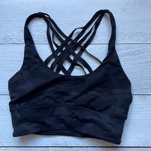 lululemon camo sports bra